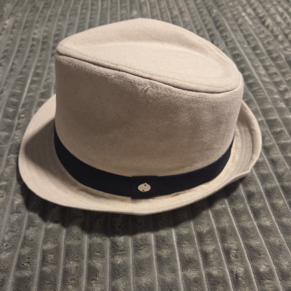 Kooringal Pippa Ladies Fedora Hat Stone Beige Linen Blend Summer Sun Hat OSFM